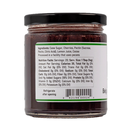 Belgian Chocolate Cherry Jam