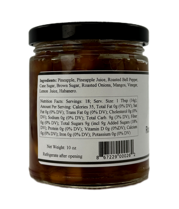 Roasted Pineapple Habanero Chutney