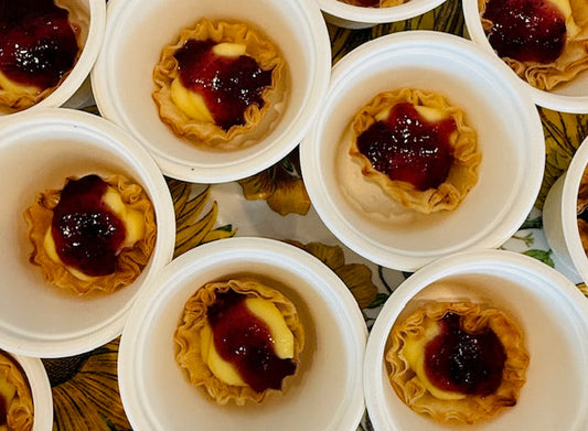 Mrs. Ruth’s Blueberry Lemon Basil Tarts