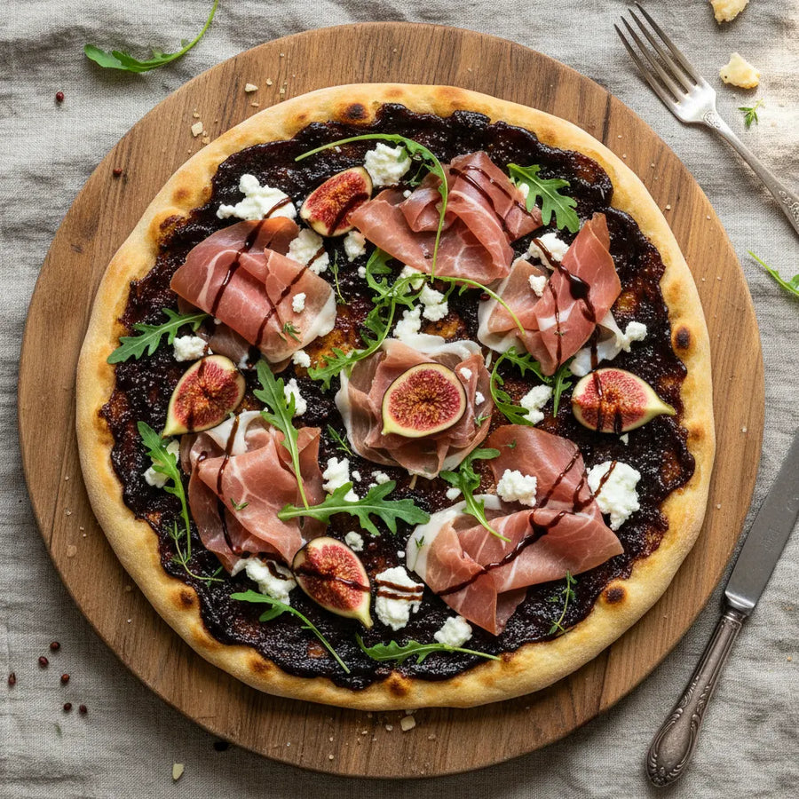 Fig Jam & Prosciutto on Flatbread