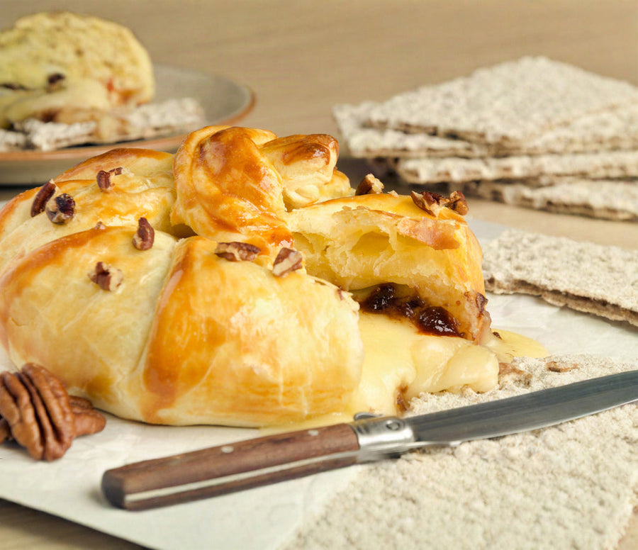 Mrs. Ruth's Balsamic Fig Baked Brie