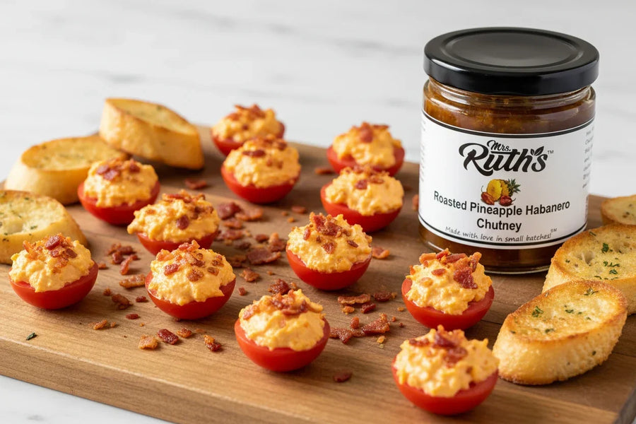 Pineapple Habanero Pimento Cheese Bites