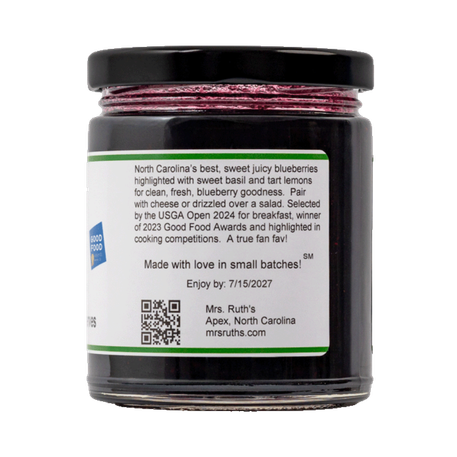 Blueberry Lemon Basil Preserves
