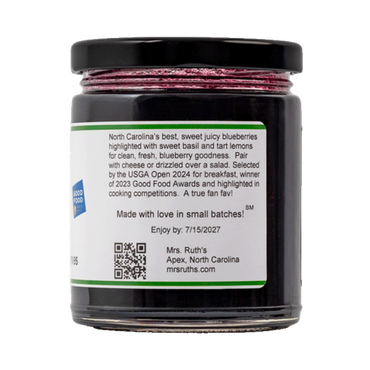 Blueberry Lemon Basil Preserves