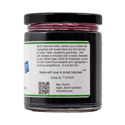 Blueberry Lemon Basil Preserves